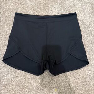 Without Walls Black Performance Biker Shorts